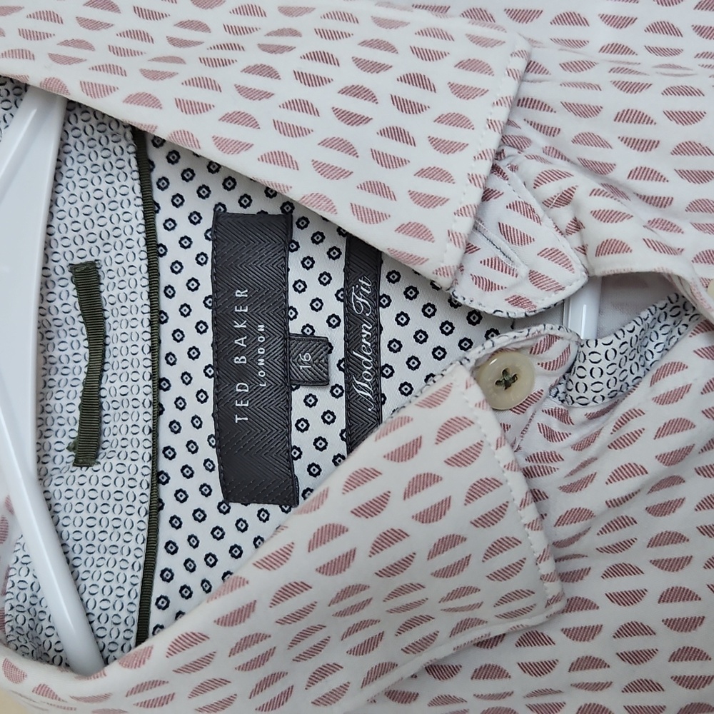 Ted Baker Geometric Button Up - Picture 4 of 8